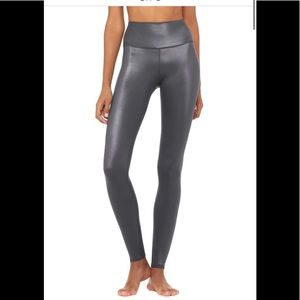 Alo shiny full length, high waisted leggings